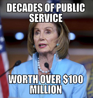 Decades of public service worth over $100 million