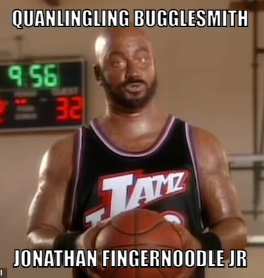 Quanlingling Bugglesmith Jonathan Fingernoodle Jr